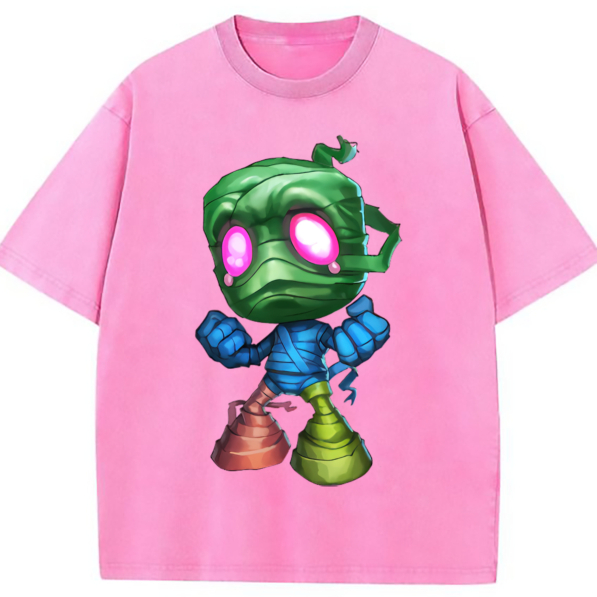 （画像用） リーグ・オブ・レジェンド League of Legends LOL 綿100% ヴィンテージ風 半袖Tシャツ（フロントプリント）